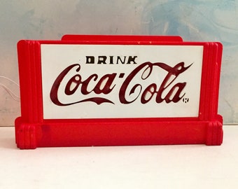 NEW Department 56 Coca Cola Illuminated Resin Neon Sign, Battery Operated, original box