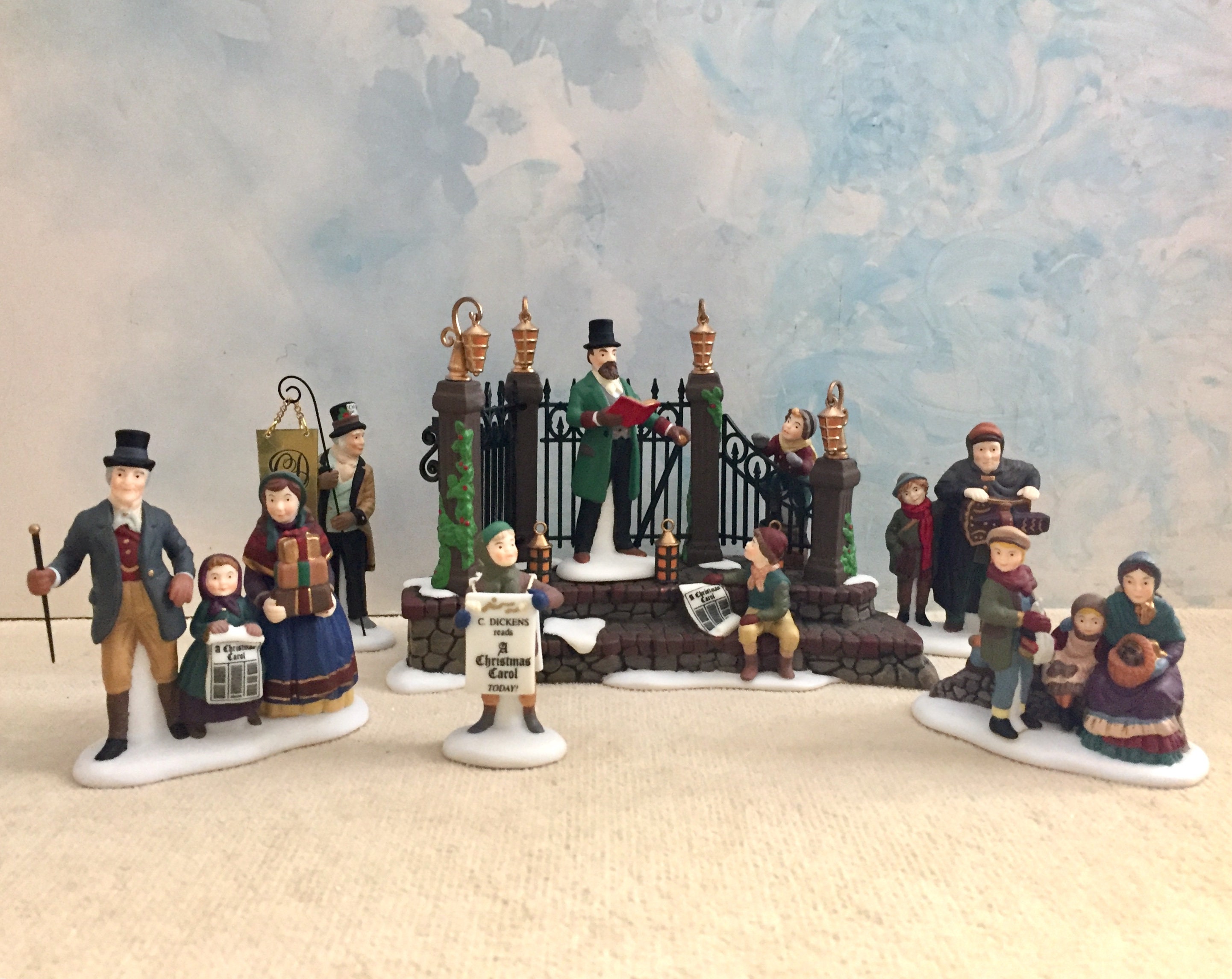 New Dickens Village A CHRISTMAS CAROL READING by Charles Etsy