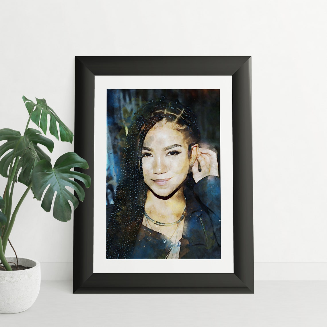 Jhené Aiko Poster Jhené Aiko Digital Poster Jhené Aiko Etsy