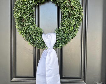 Monogram Kentucky Derby 2026 Wreath Sash Southern Front Door Decor Hostess Gift Idea