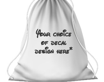 CLEARANCE - Drawstring Backpack - Mickey Minnie Park Hop