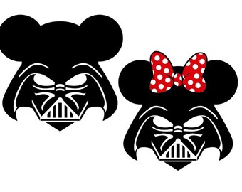Disney Decal, Storm Trooper, Darth Vader, Mickey Ears, Minnie Ears, Galaxy’s Edge, Star Wars