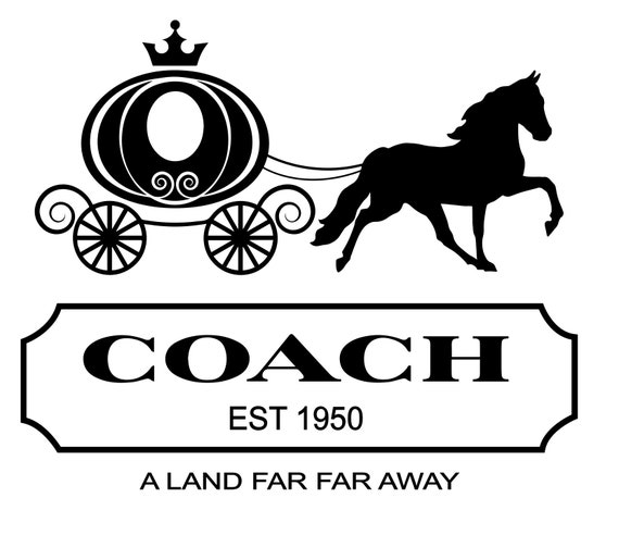 Disney Decal Coach Carriage Horse and Carriage Cinderella - Etsy