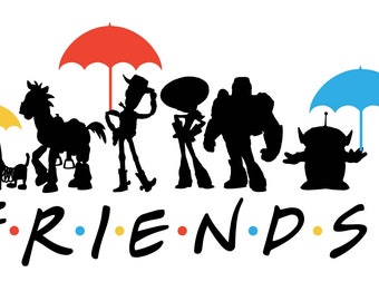 Disney Decal, Toy Story, Buzz Lightyear, Woody, Friends
