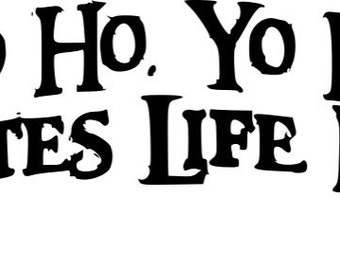 Disney Decal, Minnie, Mickey, Minnie Ears, Mickey Ears, Pirates, I Love Pirates, Pirate Skull, Pirate Ship, Yo Ho, Pirates Life for Me