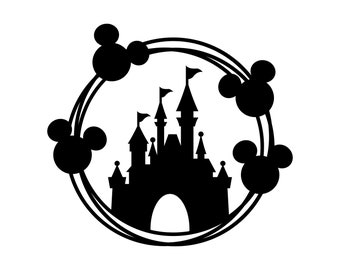 Disney Decal, Disney Castle, Disney Home, Mickey Minnie, Mickey Ears, Minnie Ears,