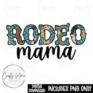 Rodeo Mama-png | Rodeo Mom-sublimatieontwerp | Rodeo moeder png | Western Mama, png