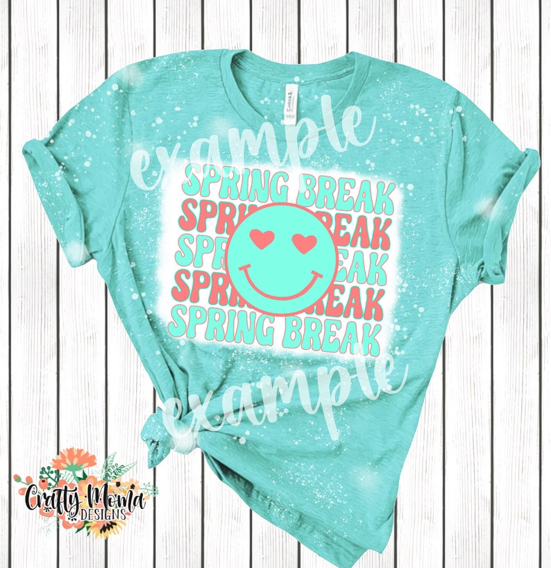 Spring Break Smiley Spring Break Png Spring Break Sublimation Design Smiley - Etsy