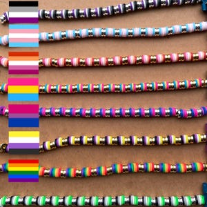 Clay Bead Pride Bracelet | Rainbow Bracelet | Heishi Bracelet