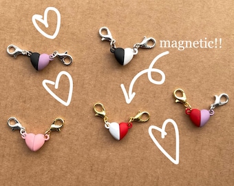 Magnet Herz Anhänger | Passende Herz Charms | Passender Schlüsselanhänger