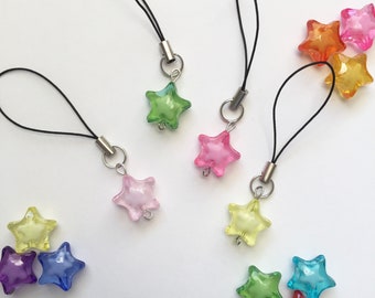 Colorful Star Phone Charm