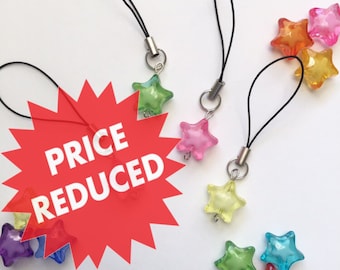 Colorful Star Phone Charms DISCOUNTED