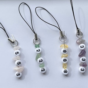 Angel Number Phone Charm