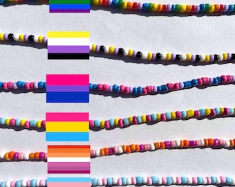 Bead Pride Necklace | Rainbow Necklace
