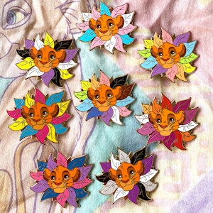 B GRADE Lion Pride: LGBT Pride Enamel Pins