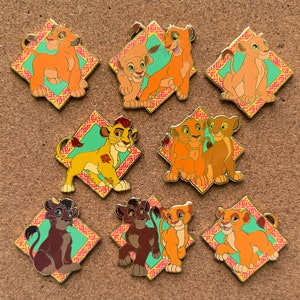 90's Comfort Lion Cub Hard Enamel Pins