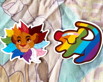 Lion Pride: HBTQ Pride vinyldekaler