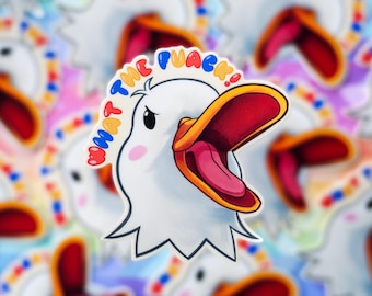 What The Fuack?! Vinyl Sticker (Waterproof)