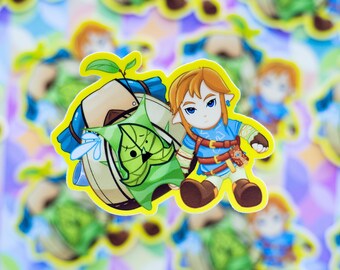 Legend of Zelda Link Vinyl Sticker - Etsy