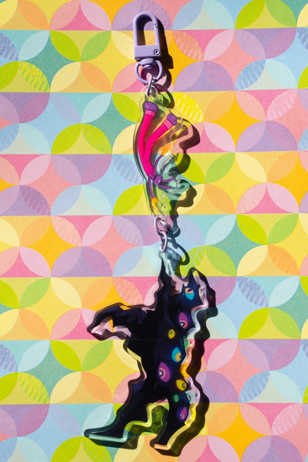 Ready to Abstract Acrylic Keychain - Etsy
