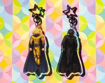 Emotionally Damaged Hero Double-Sided Acrylic Keychain