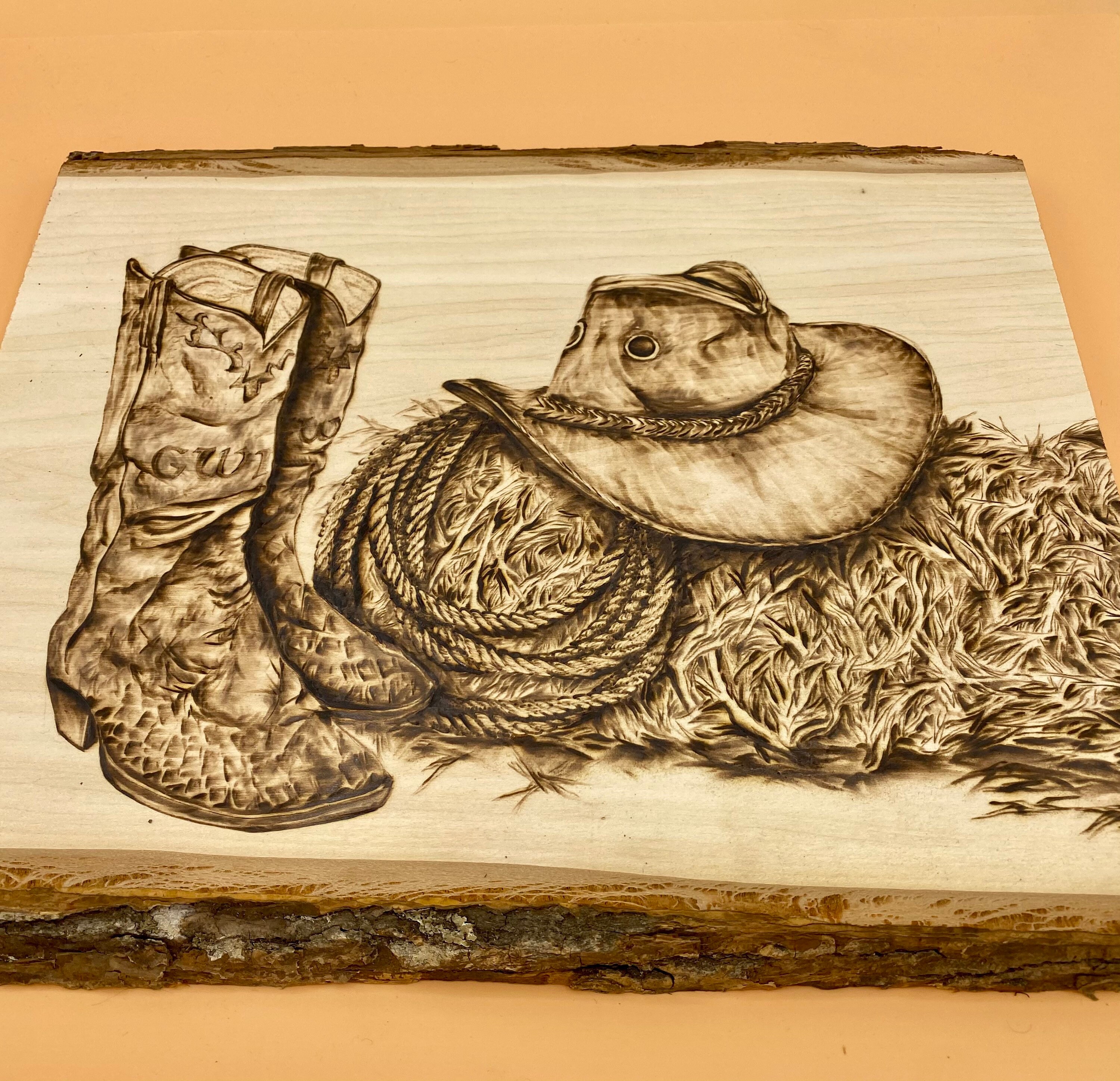 Custom Pyrography wood Burning 