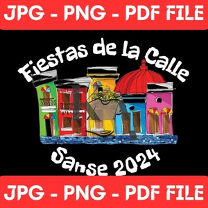 Digitaal jpg-, pdf- en png-bestand. Fiestas de la Calle Sanse 2024/Sanse2024/Fiestas de la calle.