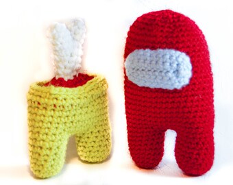 Peluche Tripulante Muerto Among Us Crochet amigurumi México