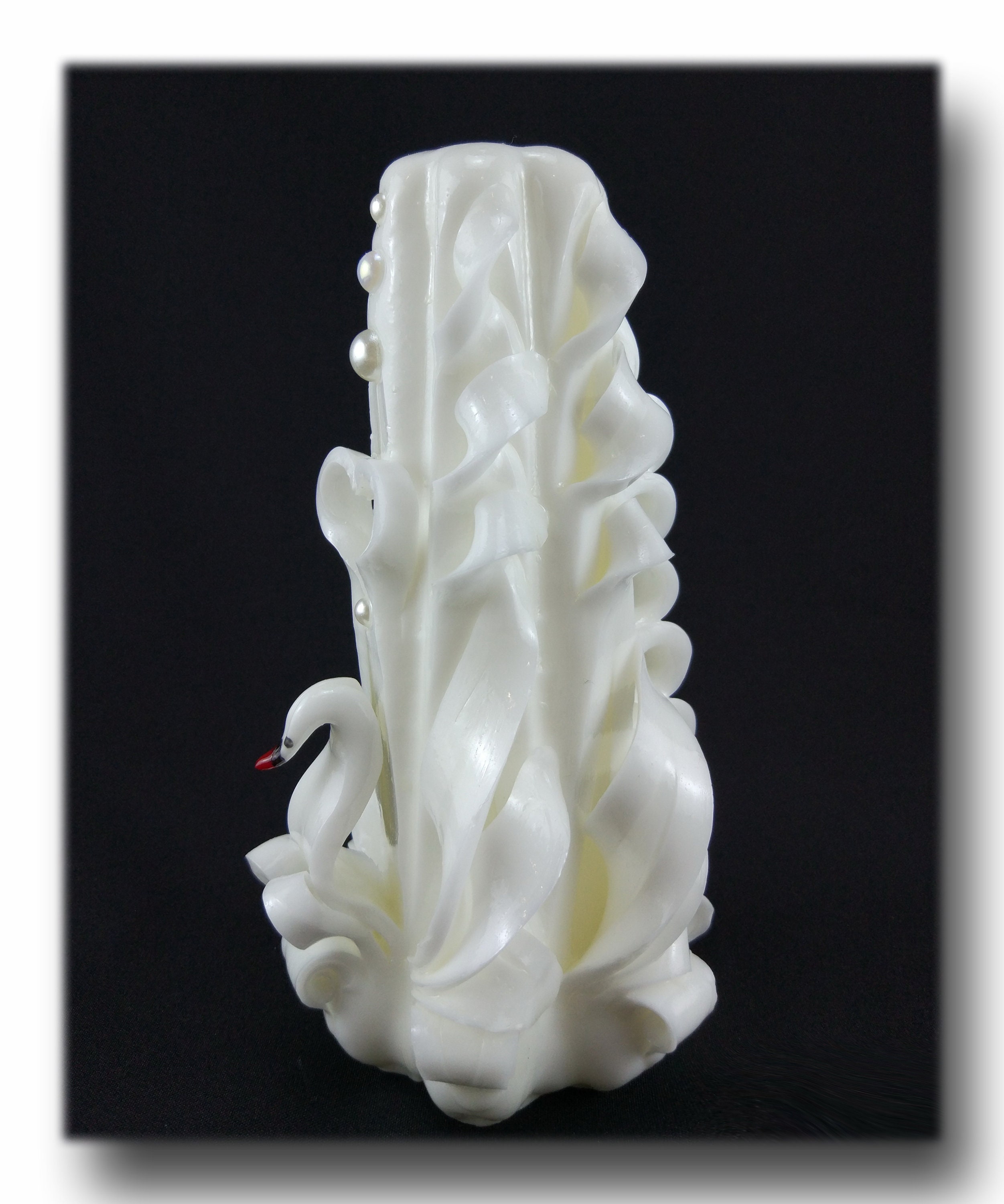 Handmade White Swan Candles for Wedding. Gifts for mothers Etsy