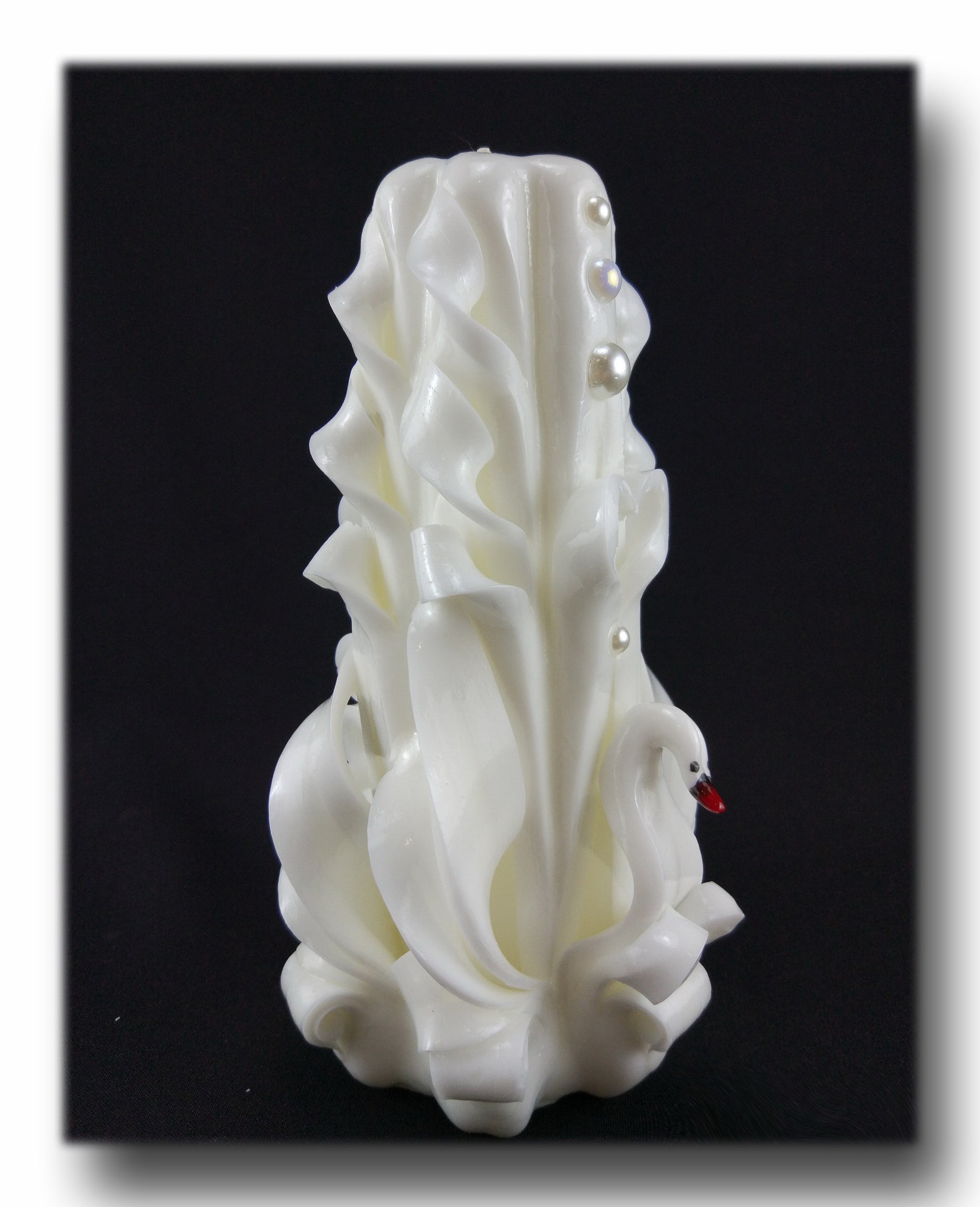 Handmade White Swan Candles for Wedding. Gifts for mothers Etsy