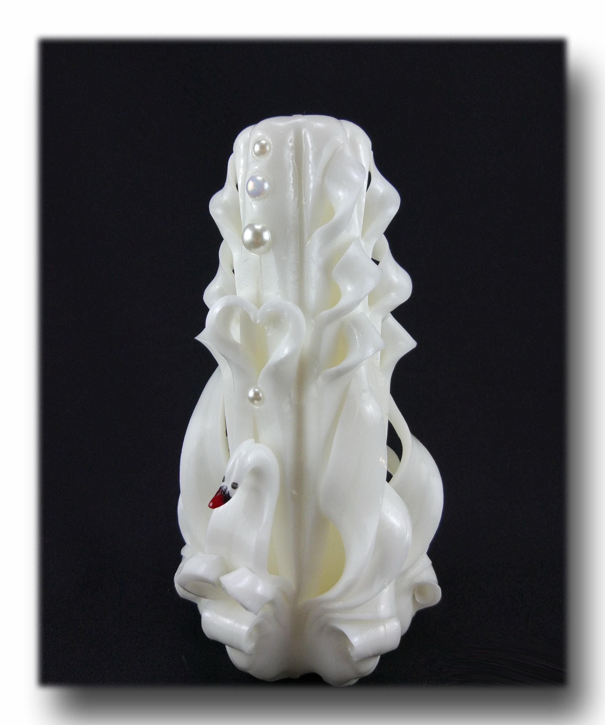 Handmade White Swan Candles for Wedding. Gifts for mothers Etsy