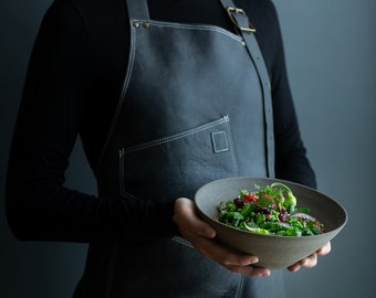 WOMENS Premium Black Apron • Personalized Gift • Soft • Lightweight • Heat protection • Waterproof • High quality gift box • Chefs Workwear