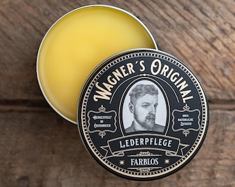 Natural Leather Care Balm – With Oils and Waxes for conditioning Leather Goods