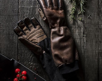 The Worlds best BBQ Gloves • Kevlar Inlay • Personalized Gift • Heat resistant • Tactile • High Quality Gift Box • Present for Chef