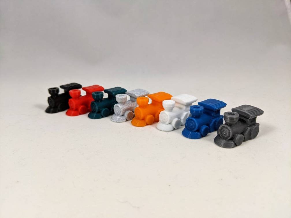 Train Game Pieces Etsy