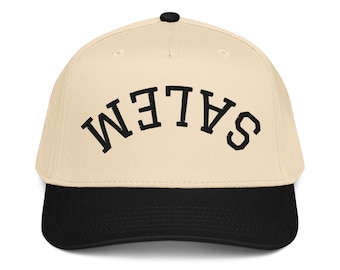 Salem Embroidered Baseball Cap, Retro Witch City Snapback