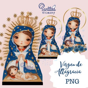 Virgin of Altagracia PNG Illustration: High-Quality Downloadable Religious Art