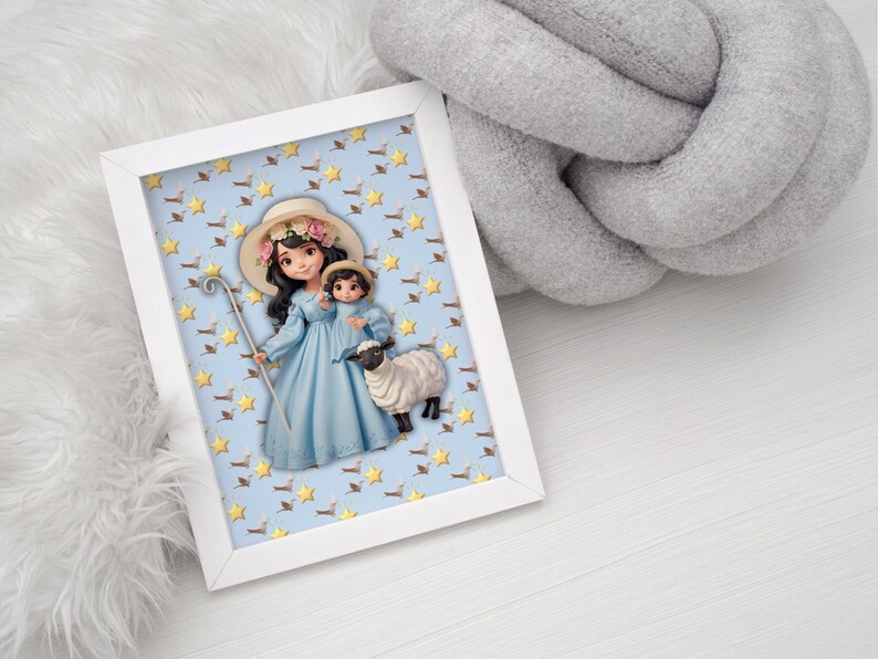 Ilustración de la Divina Pastora 2024 / PNG Descargable para Proyectos ...