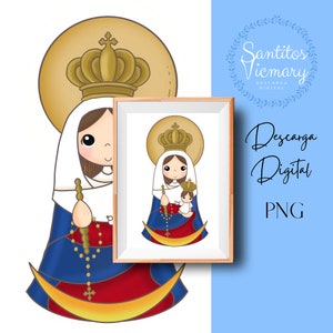 Vergine di Chiquinquirá/Download digitale, Vergine del Venezuela/ Vergine di Maracaibo/Patrona della Colombia/ Disegno della Vergine di Chiquinquirá.