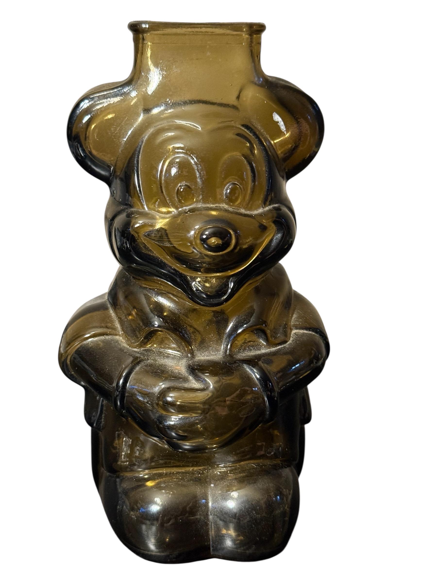 Mickey Mouseガラス製置物 Mickey Mouse Glass Vase - Etsy