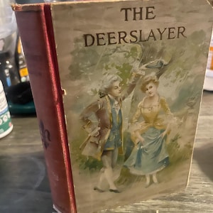 james fennimore cooper 1907 the deer slayer antique hard cover book