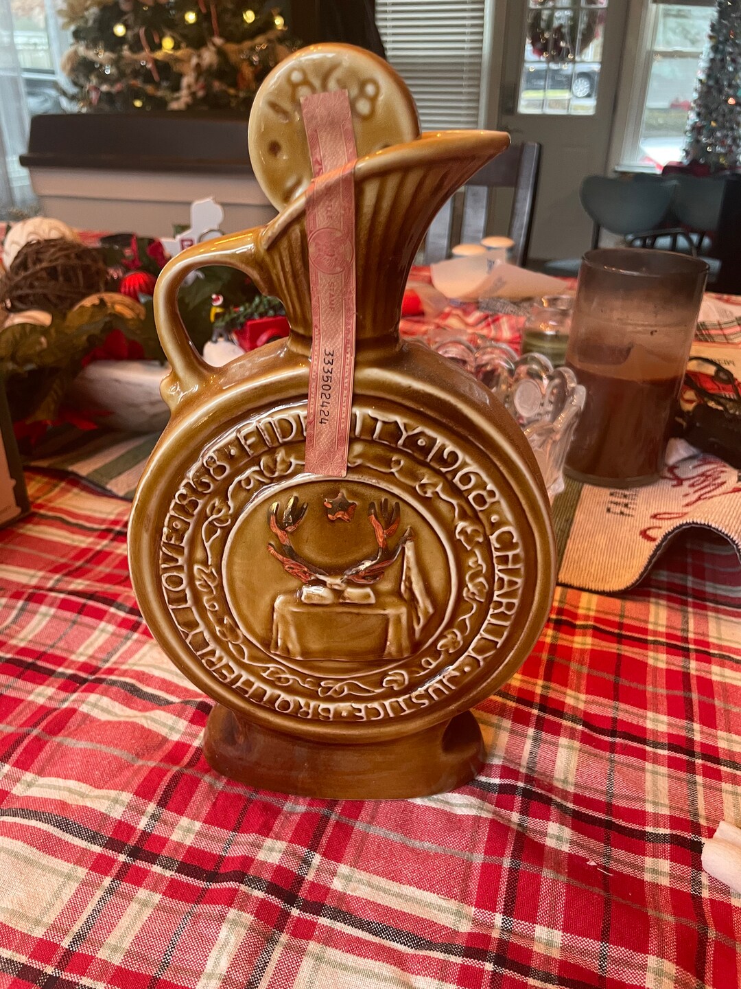 Jim Beam Decanter Centennial 18681968 BPOE Elks Club Whiskey Jug