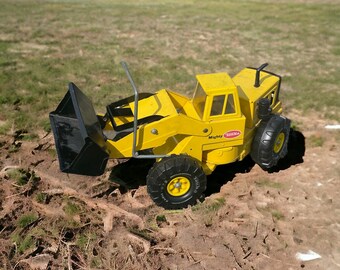 Vintage Tonka Mighty Diesel Frontlader, Traktor XMB-975, Metall aus den 1980er Jahren