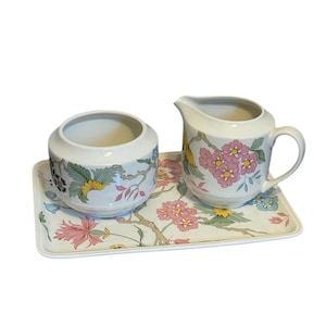 Villeroy & Boch Chintz Porcelain Tray – Vintage Floral Rectangular Plate – Luxembourg Vitro-Porcelaine – 1988-1991