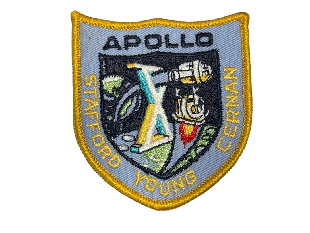 Vintage Apollo 10 NASA Mission Patch – Stafford Young Cernan 1969 Space ...