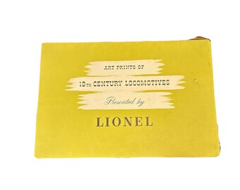 Vintage 1950 Lionel Art Prints - Locomotives du 19e siècle - Anniversaire d'or