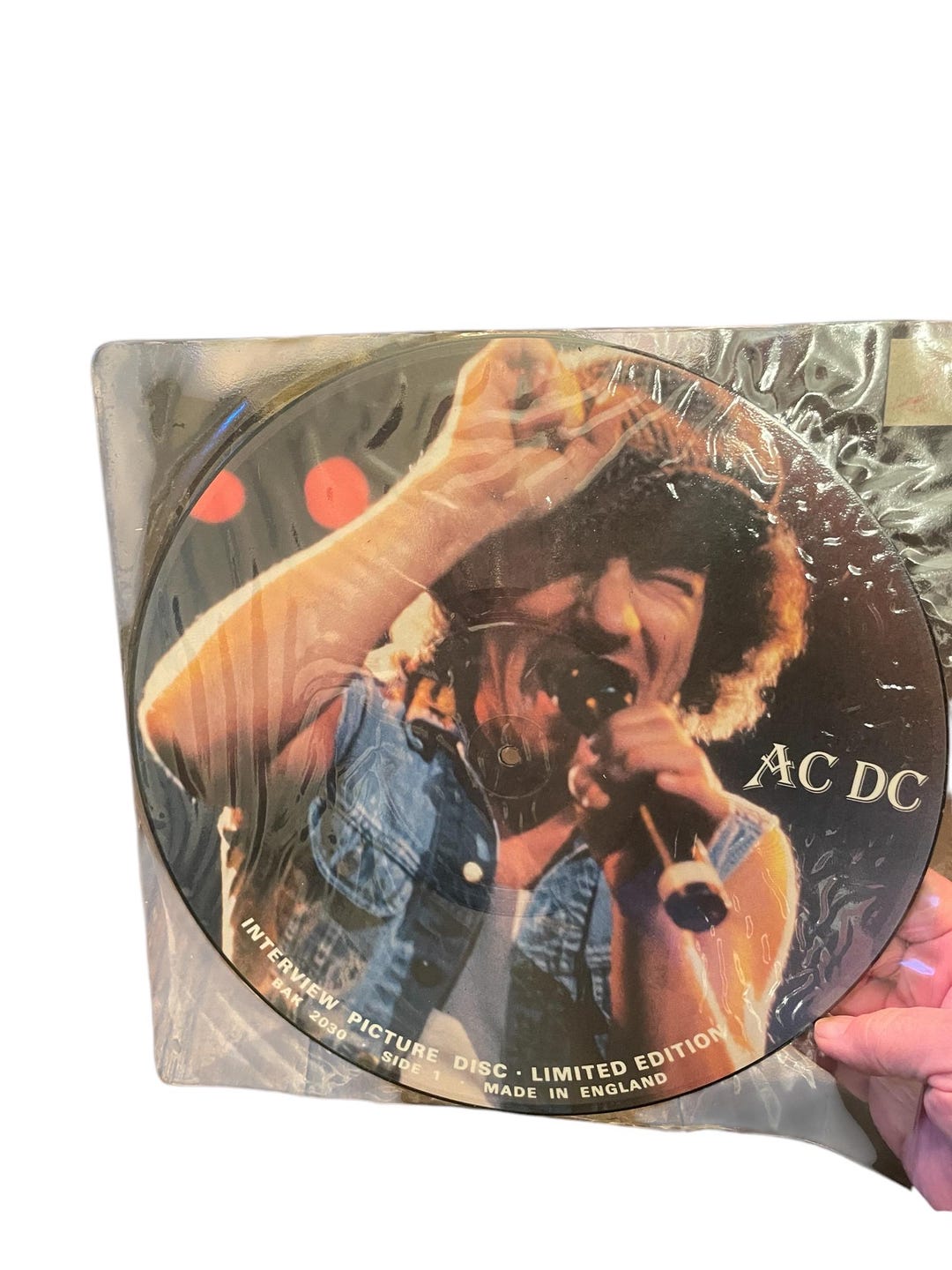 Acdc Vintage Picture Disc Rare Limited Edition Interview Exceelnt ...