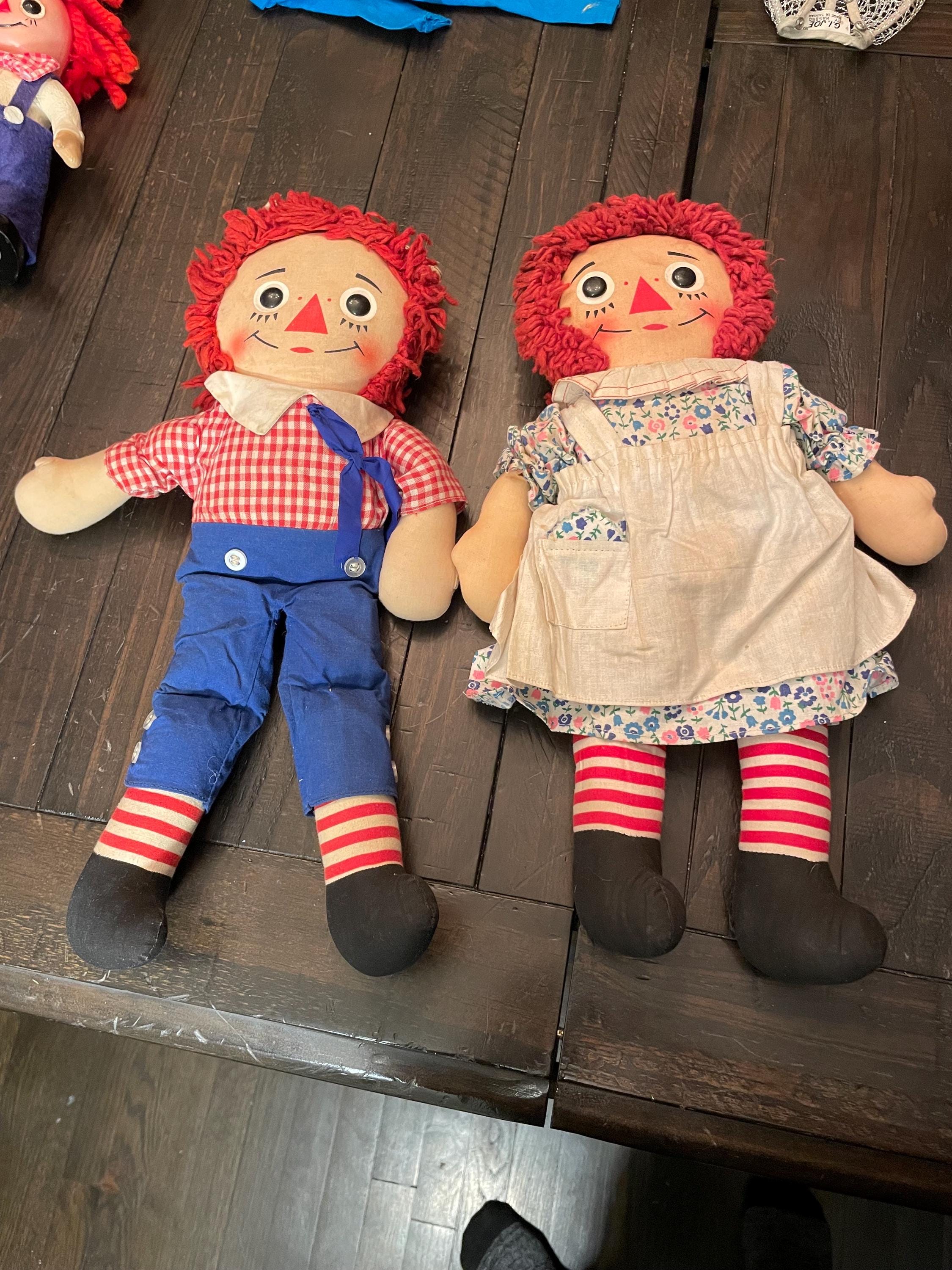 Knickerbocker Raggedy Ann and Andy - Etsy Knickerbocker Raggedy Ann and Andy - Etsy