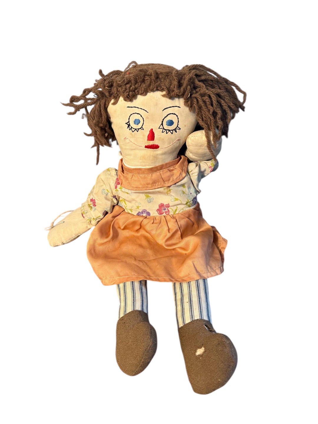 1970s ビンテージ　ハンドメイド　クロス　人形　手縫い　パッチワーク　古着屋 1970s ビンテージ ハンドメイド クロス 人形 手縫い パッチワーク 古着