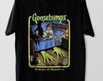 Monsters Unisex Black T Shirt Horror 
